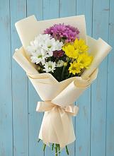 Букет цветов из:  Хризантемы в Большой Ижоре