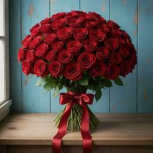 Букет Красные розы Блэк Меджик в Большой Ижоре