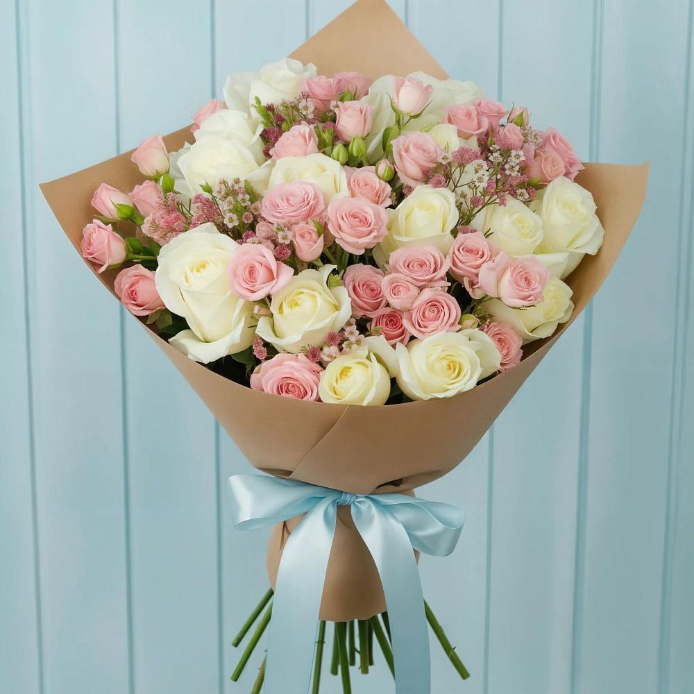 Букет цветов из: Розы в Большой Ижоре