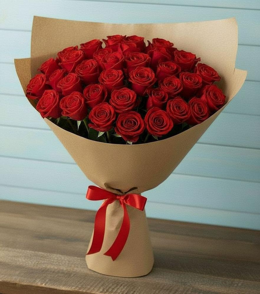 Букет Красные розы Милано в Большой Ижоре