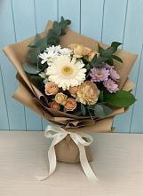 Букет цветов из:  Герберы и Хризантемы в Большой Ижоре