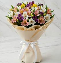 Букет цветов из:  Альстромерии #REPLACE_PRED# Большой Ижоре