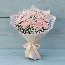 Букет цветов из:  Гвоздики в Большой Ижоре