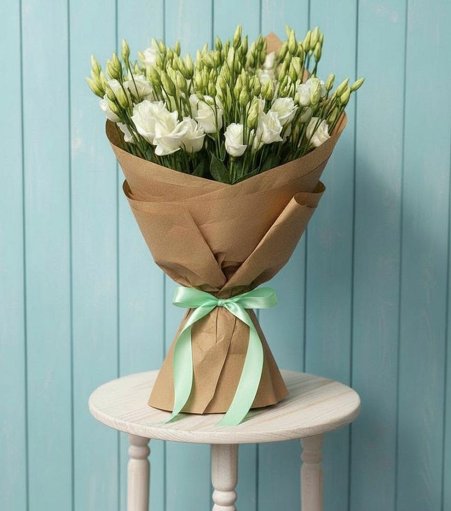 Букет цветов из: Лизиантусы в Большой Ижоре