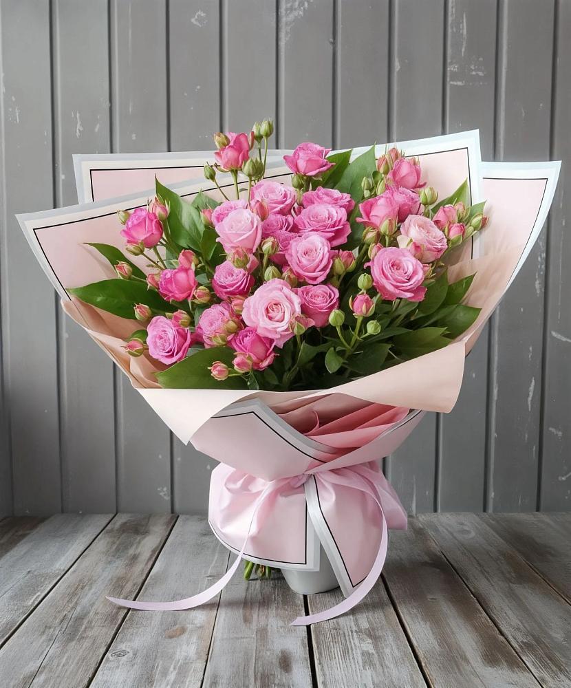 Букет Розовый кустик в Большой Ижоре