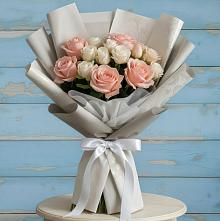 Букет цветов из:  Розы #REPLACE_PRED# Большой Ижоре