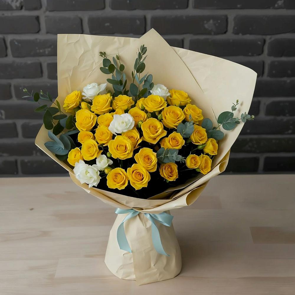 Букет цветов из: Розы в Большой Ижоре