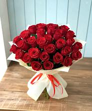 Букет 29 Красных роз #REPLACE_PRED# Большой Ижоре