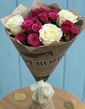 Букет цветов из:  Розы #REPLACE_PRED# Большой Ижоре