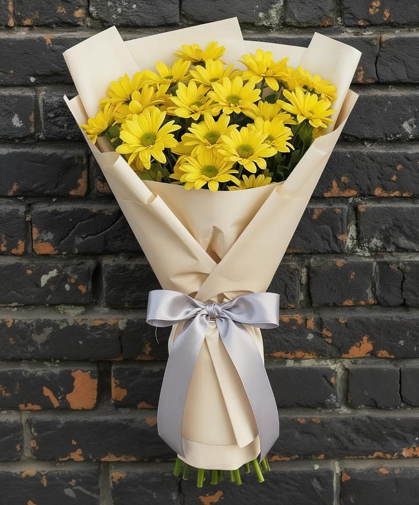 Букет цветов из: Хризантемы в Большой Ижоре