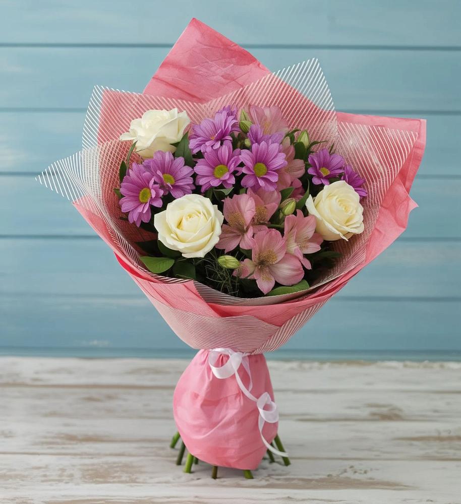 Букет цветов из: Герберы в Большой Ижоре