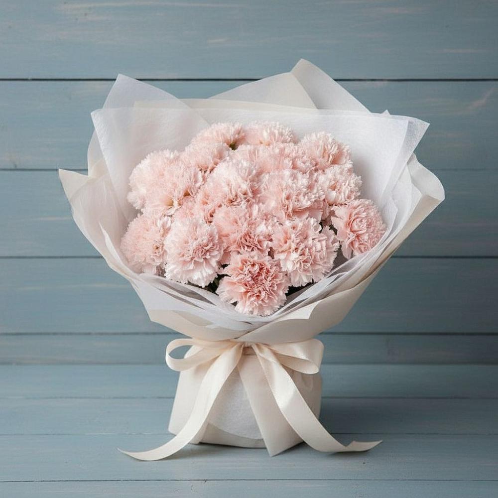 Букет цветов из: Гвоздики в Большой Ижоре