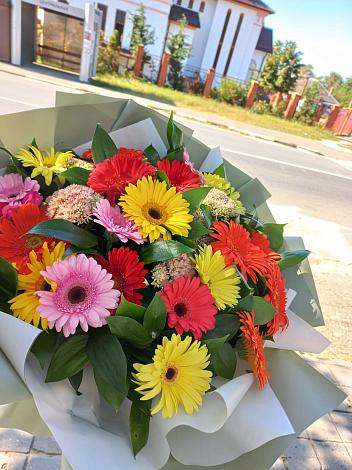 Букет цветов из: Герберы в Большой Ижоре